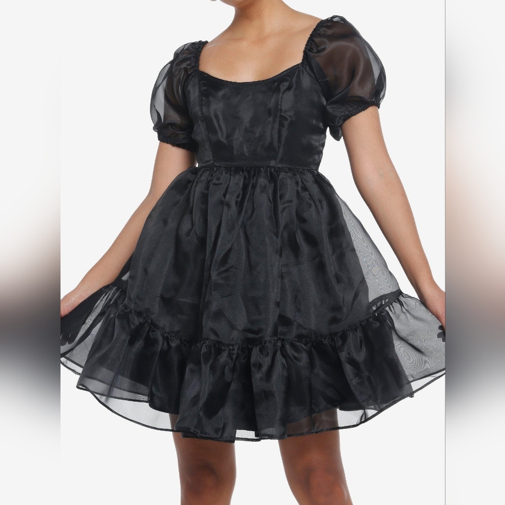 Hot Topic Goth Organza Party Dress